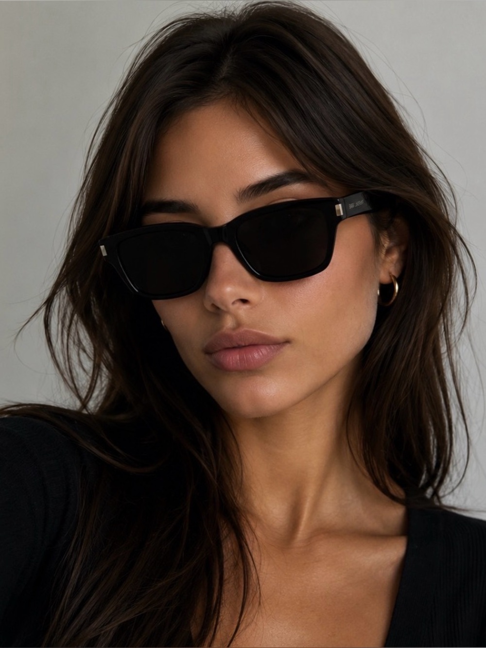 Saint Laurent Black Wellington Sunglasses AUTHENTIC SL 789